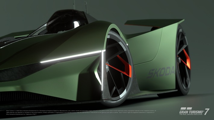 Škoda in der Gran Turismo-Simulation: Exklusive Designstudie Škoda Vision Gran Turismo geht in beliebtem Video-Rennspiel an den Start