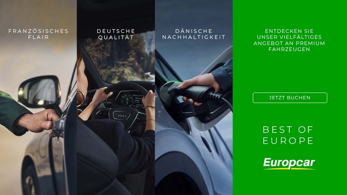 Europcar feiert 75. Geburtstag und startet als europäischer Marktführer Markenkampagne „Best of Europe“